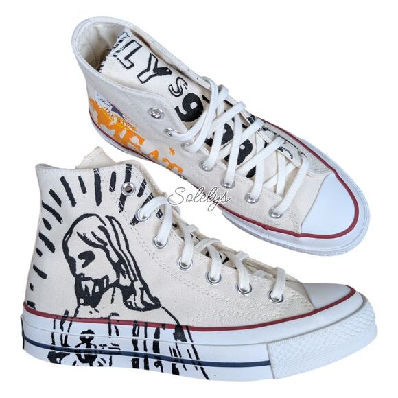 Converse 2015 Andy Warhol Chuck 70 High Meat Sin Limited Edition Sneaker 7 RARE - Picture 11 of 11